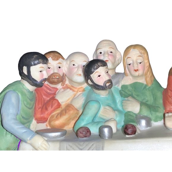 The Last Supper Religious Ceramic Figurine - Picture 2 of 11